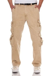 Cargohose Bikerhose mit vielen Taschen Straight Fit