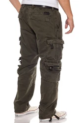 Jet Lag Cargohose Bikerhose Straight Fit 