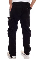 Jet Lag Cargohose Bikerhose Straight Fit 