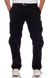 Cargohose Bikerhose mit vielen Taschen Straight Fit