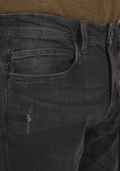 Indicode 5-Pocket-Jeans IDQuebec Schwarz/Dunkelgrau/Grau/Khaki