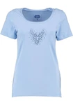 OS-Trachten Trachtenshirt Wimporo Kurzarm T-Shirt Hellblau/Blau