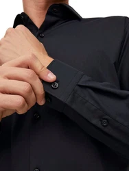 Jack & Jones Langarmhemd JPRBLAParker Dunkelblau