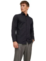 Jack & Jones Langarmhemd JPRBLAParker Dunkelblau
