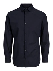 Jack & Jones Langarmhemd JPRBLAParker Dunkelblau