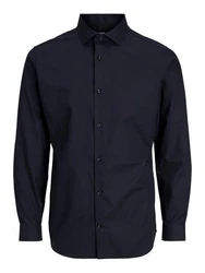 Jack & Jones Langarmhemd JPRBLAParker Dunkelblau