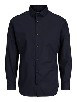 Jack & Jones Langarmhemd JPRBLAParker Dunkelblau