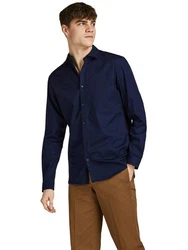 Jack & Jones Langarmhemd Cardiff Dunkelblau