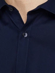 Jack & Jones Langarmhemd Cardiff Dunkelblau