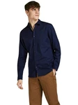 Jack & Jones Langarmhemd Cardiff Dunkelblau