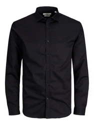 Jack & Jones Hemd 'Blacardiff' Schwarz/Dunkelblau