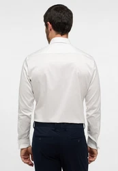 Eterna Langarmhemd MODERN FIT NON IRON Weiß/Creme/Beige