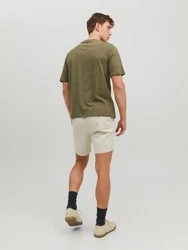 Jack & Jones Kurzarmshirt JORSPLASH PHOTO TEE SS CREW NECK Dunkelgrün