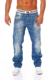 Regular-fit-Jeans C-0600 Regular Fit Herren Jeans