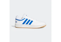 adidas Herren Hoops 3.0 Low Sneakers Weiß/Creme/Blau