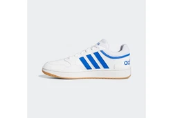 adidas Herren Hoops 3.0 Low Sneakers Weiß/Creme/Blau