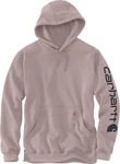 Carhartt Midweight Sleeve Logo Hoodie schwarz/weiss