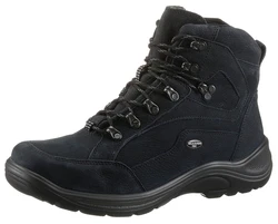 Waldlufer Schnürboots HAYO mit TEX-Membran Dunkelblau/Schwarz