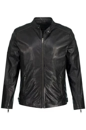 Lederjacke Lederjacke Bikerstyle feinstes Lamm-Nappa
