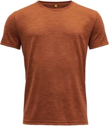 Devold T-Shirt EIKA Tee Orange/Rot/Braun