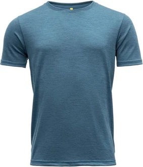 Devold T-Shirt EIKA Tee Blau/Türkis/Grau/Hellblau