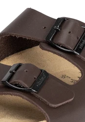 Vitaform Herrenschuhe Pantolette Dunkelbraun/Braun/Beige