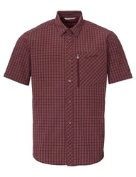 VAUDE Kurzarmhemd Mens Seiland Shirt III Dunkelrot/Bordeaux/Braun/Rot
