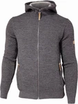 Ivanhoe of Sweden Wolljacke Morel Hood Dunkelgrau/Hellgrau/Grau