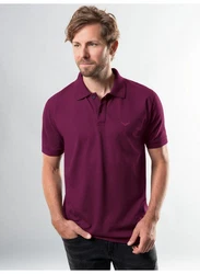 Trigema Poloshirt DELUXE Piqu rot (sangria)