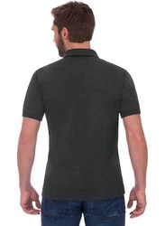 Trigema Poloshirt DELUXE Piqu grau (anthrazit, melange)