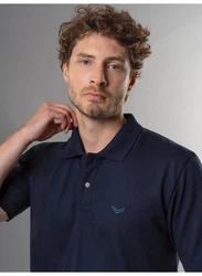 Trigema Poloshirt DELUXE Piqu blau (navy)