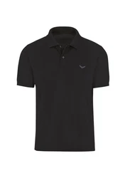 Trigema Poloshirt DELUXE Piqu schwarz