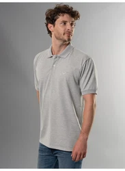 Trigema Poloshirt DELUXE Piqu grau/melange