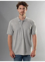 Trigema Poloshirt DELUXE Piqu grau/melange