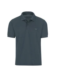 Trigema Poloshirt DELUXE Piqu grau (anthrazit)