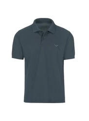 Trigema Poloshirt DELUXE Piqu grau (anthrazit)