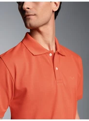 Trigema Poloshirt DELUXE Piqu orange/peach