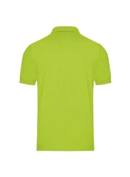 Trigema Poloshirt DELUXE Piqu Grün/Neonfarben/Gelb