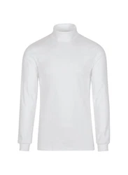 Trigema Rollkragenshirt Langarm Ski- und Sport-Rollkragenpullover Weiß/Creme