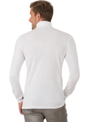 Trigema Rollkragenshirt Langarm Ski- und Sport-Rollkragenpullover Weiß/Creme