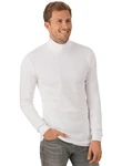 Trigema Rollkragenshirt Langarm Ski- und Sport-Rollkragenpullover Weiß/Creme