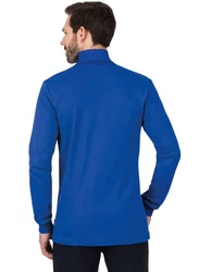 Trigema Rollkragenshirt Langarm Ski- und Sport-Rollkragenpullover Blau/Dunkelblau