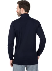 Trigema Rollkragenshirt Langarm Ski- und Sport-Rollkragenpullover Dunkelblau