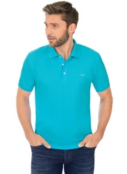 Trigema Poloshirt blau