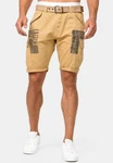 Indicode Cargoshorts Jaramillo Beige/Khaki/Braun/Gelb