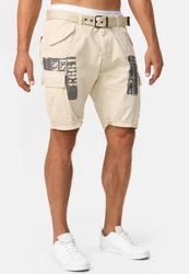 Indicode Cargoshorts Jaramillo Beige/Khaki