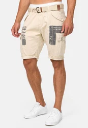Indicode Cargoshorts Jaramillo Beige/Khaki