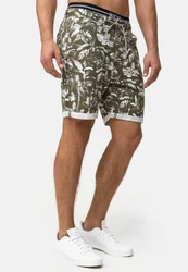 Indicode Chinoshorts Brayan Dunkelgrün/Grün