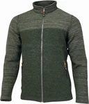 Ivanhoe of Sweden Wolljacke Jon Full-Zip Dunkelgrün/Grün
