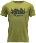 Devold T-Shirt Ornakken Forest Man Tee Dunkelgrün/Grün/Neonfarben